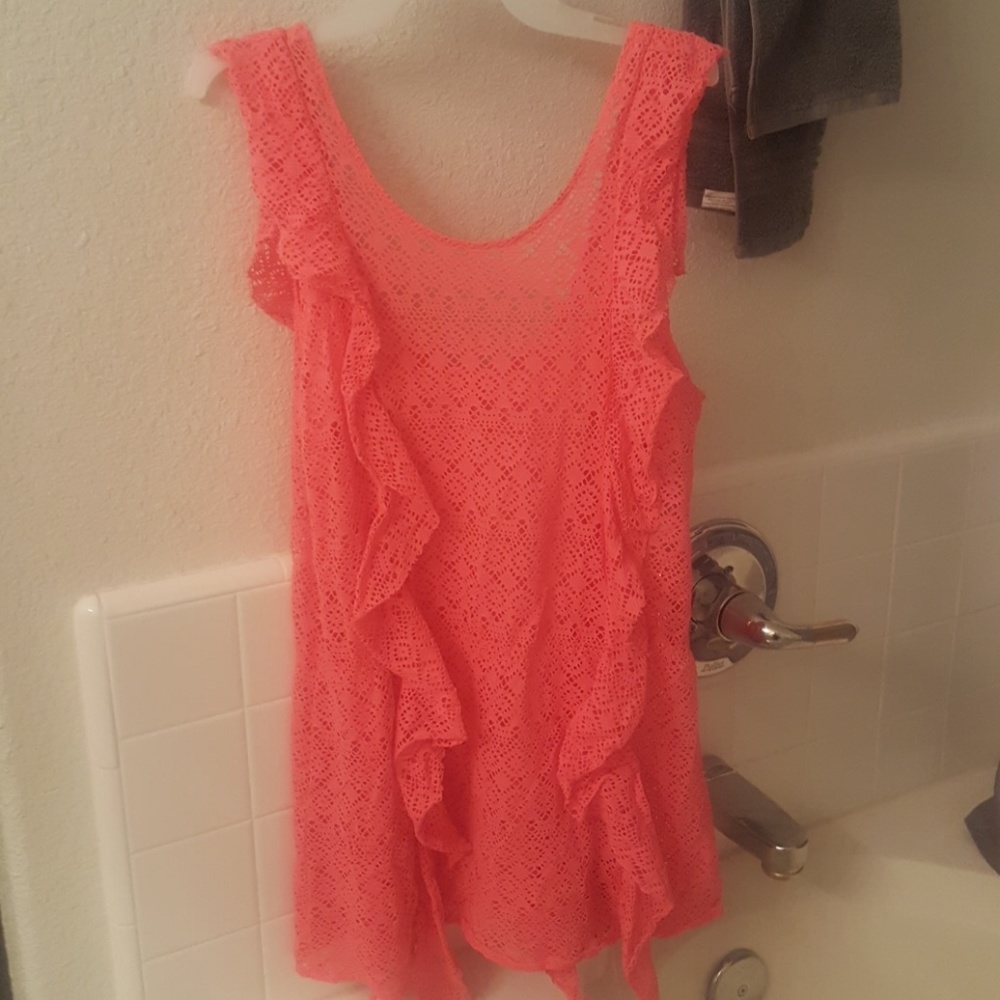 Victoria Secret mesh bathing suit cover